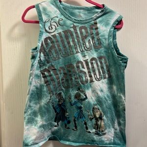 Disney adults tank top. SZ Sm haunted mansion. Small flaw side seam. See photos.
